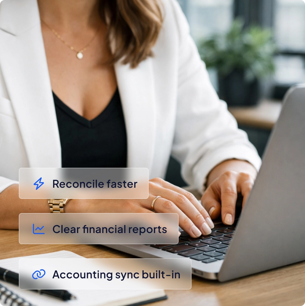 Reconcile payments in minutes to make room for growth